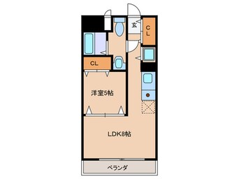 間取図 プリマベーラ姪浜