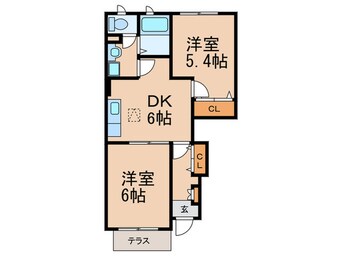 間取図 ジュネスアルバＫ