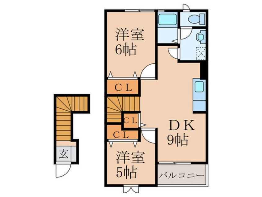 間取図 ジェルメコリーヌ Ａ