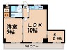 リバーサイド三和 1LDK+Sの間取り