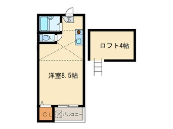 間取図 ムーンヴィラ貝塚