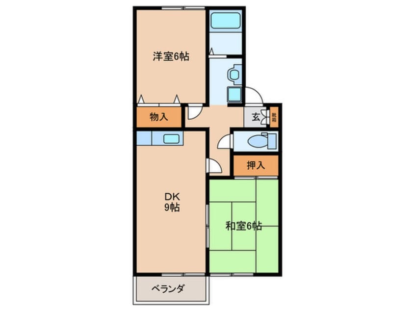 間取図 ロイヤルガーデン野口　Ｃ棟
