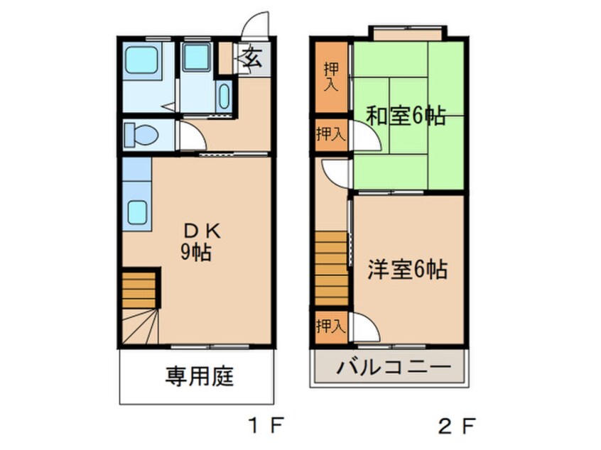 間取図 エレガンスコ－ポ