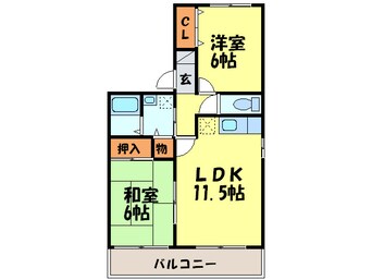 間取図 ラヴィタ春日