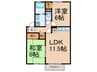 ＣＡＳＡ‘９９ 2LDKの間取り