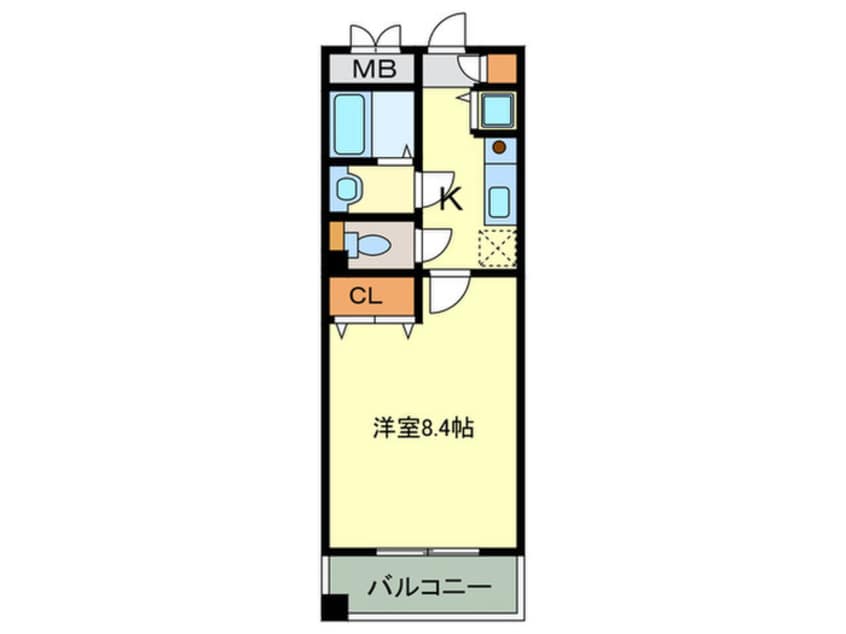 間取図 アビタ－レ薬院南