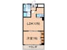 ＣＵＲＲＥＮＴ 1LDKの間取り