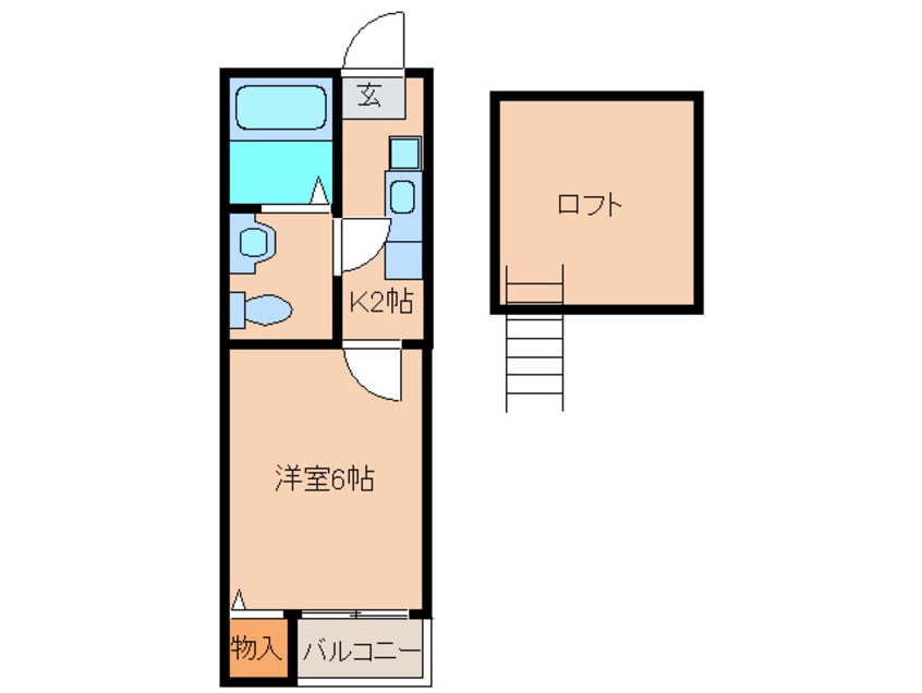 間取図 grateful 松原