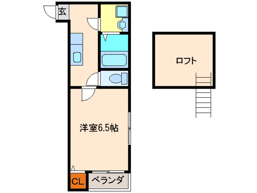 間取図 grateful 松原