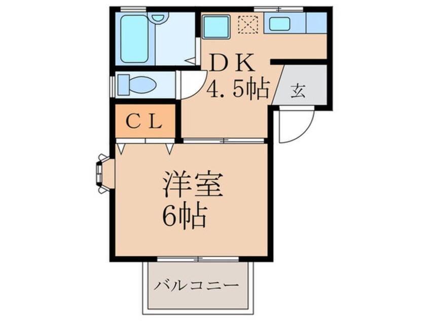 間取図 リバビューＵ