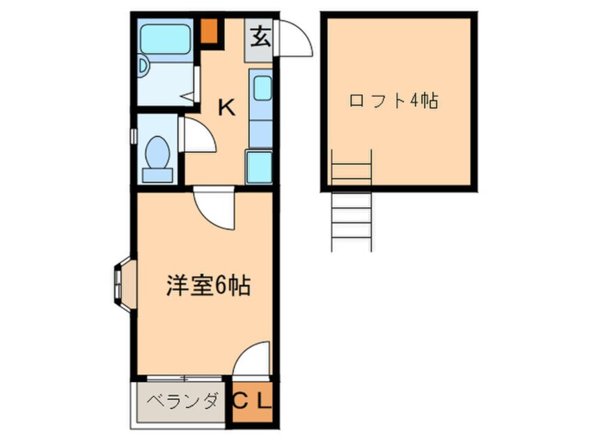 間取図 La Maisonde Marusan