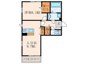 間取図 ソレール　ヴィラ　Ⅱ　Ｄ棟