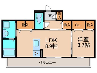 間取図 ソレール　ヴィラ　Ⅱ　Ｄ棟