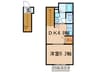 アドヴァンス青山 1DKの間取り