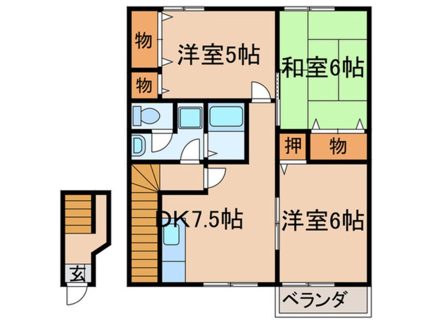 間取図 エレガンスヒル