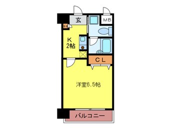 間取図 ﾀﾞｲﾅｺｰﾄｴｽﾀﾃﾞｨｵ平尾(1003)