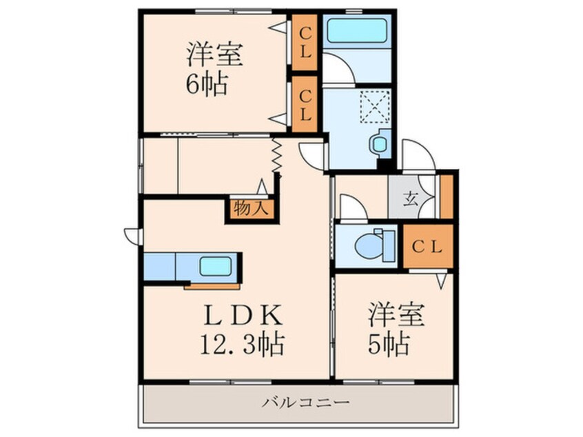 間取図 グリシーナ門司