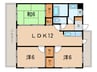 片縄ハイツ 3LDKの間取り