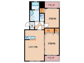 間取図 フィオーレ・Ｋ