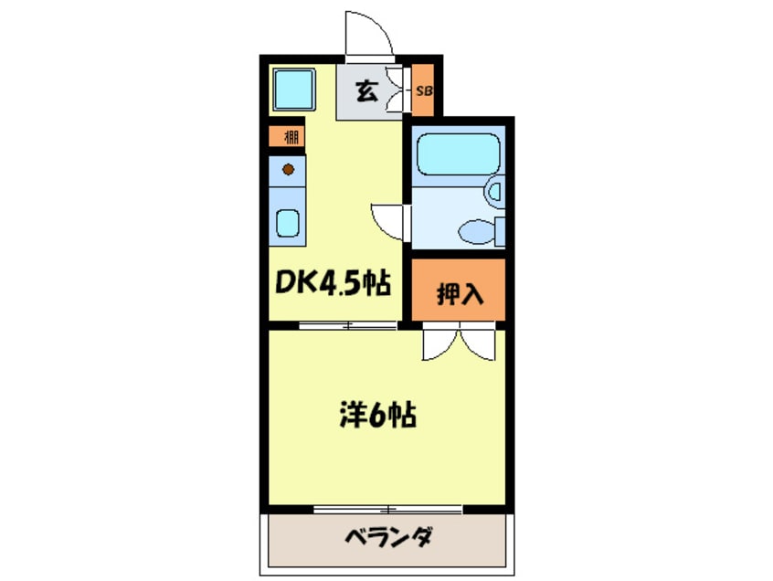 間取図 パルム薬院