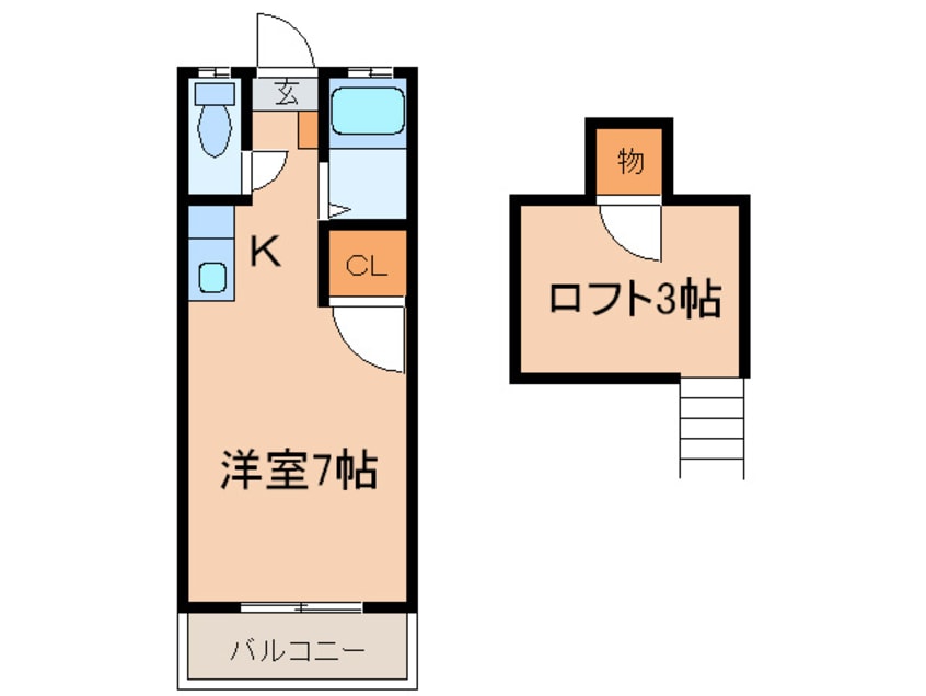 間取図 ウイング唐原