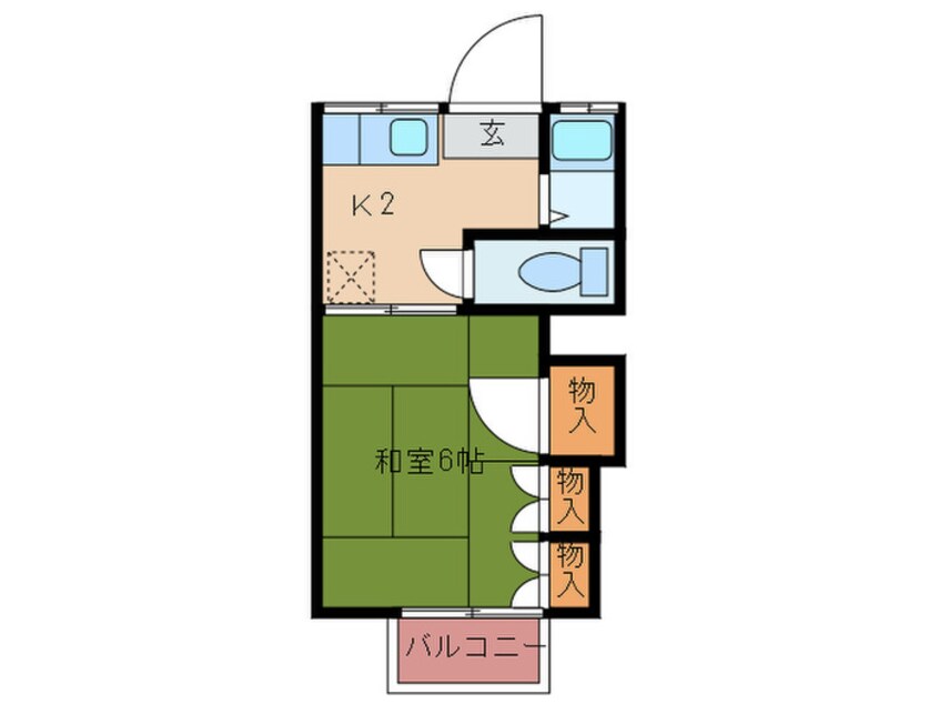 間取図 ソレアード藤田