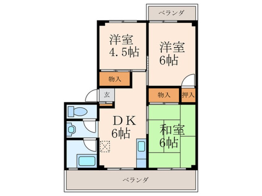 間取図 松井マンション