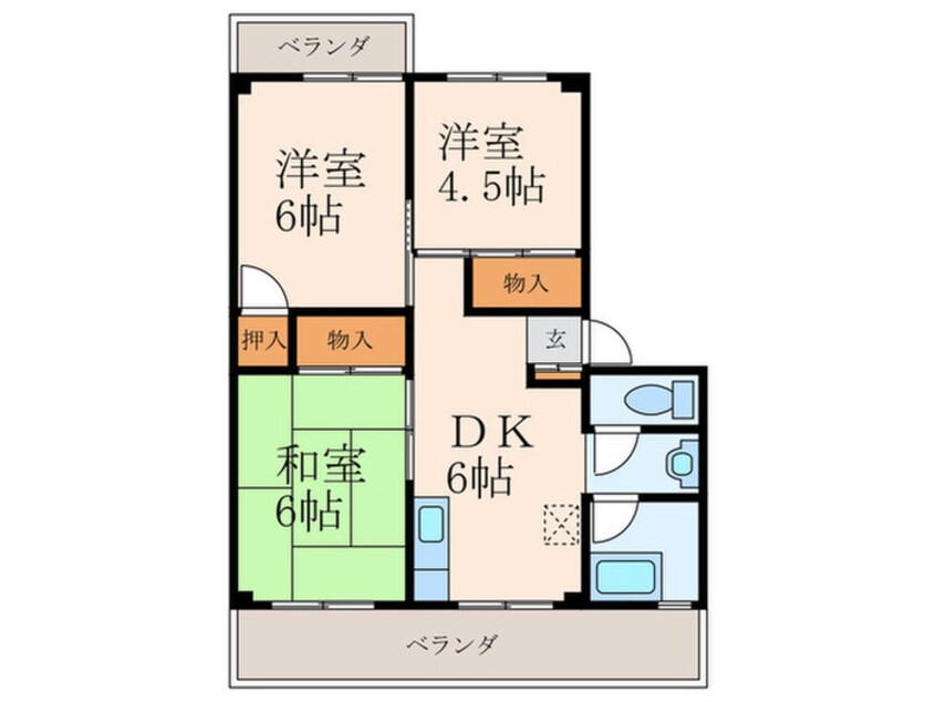 間取図 松井マンション