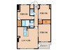 S-RESIDENCE伊都Attirant 3LDKの間取り