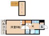 レジオン幸神Ⅰ 1Kの間取り