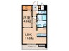 S-RESIDENCE六ツ門abreastⅠ 1LDKの間取り