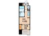 S-RESIDENCE六ツ門abreastⅡ 1DKの間取り