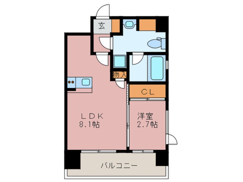 間取図 ドゥーエ赤坂