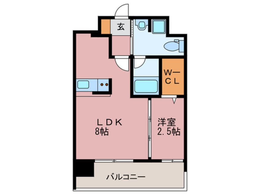 間取図 ドゥーエ赤坂