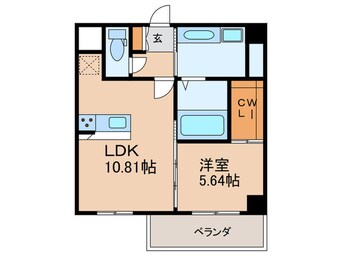 間取図 CREST西新