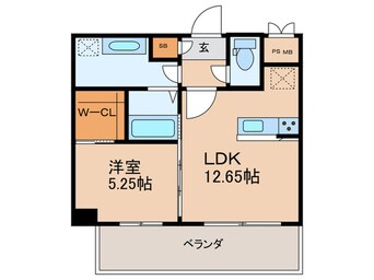 間取図 CREST西新