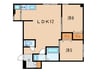 本庄ビル 2LDKの間取り