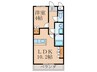 ＳＴ・サンライズ 1LDKの間取り