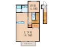 プレシャス　Ⅰの間取図