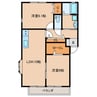 エスペランサ 2LDKの間取り