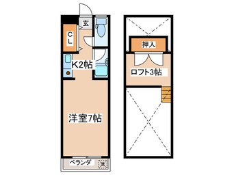 間取図 Ｔコーポ弐番館
