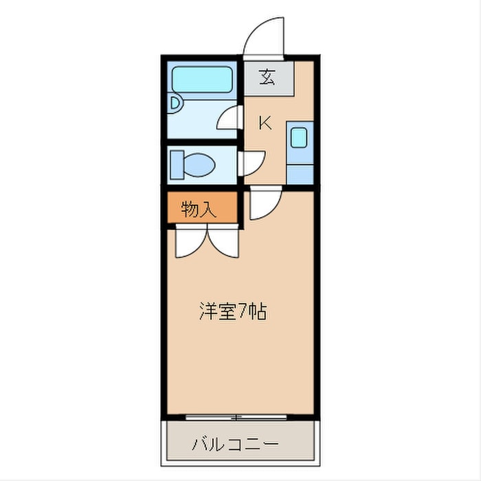 間取り図 レポス諸岡
