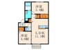 passione 2LDKの間取り