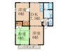 光和荘 3DKの間取り