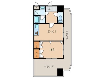 間取図 ﾗｲｵﾝｽﾞﾏﾝｼｮﾝ三萩野(304)