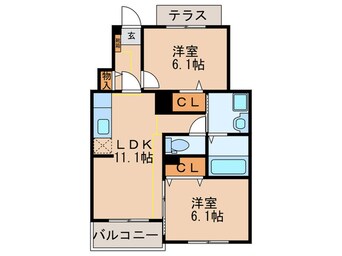 間取図 アーバンリーム弐番館