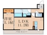 ユーフォリア行橋 1LDKの間取り