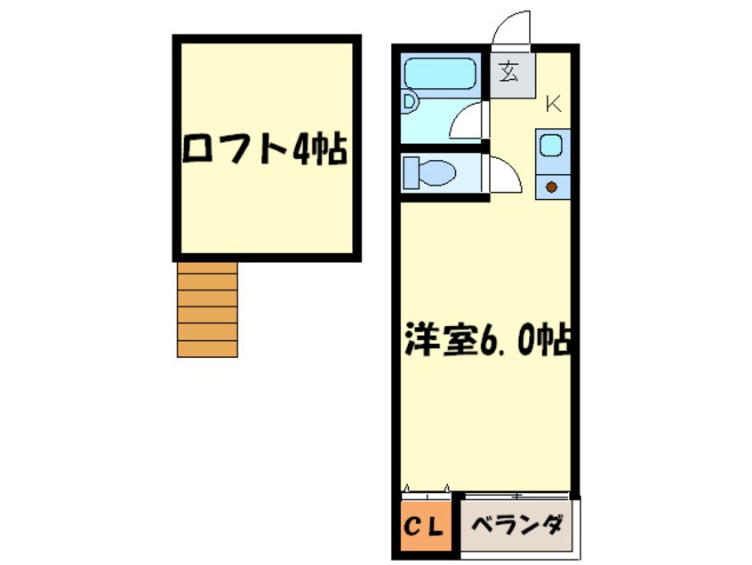 間取図 セカンドくるみコーポ