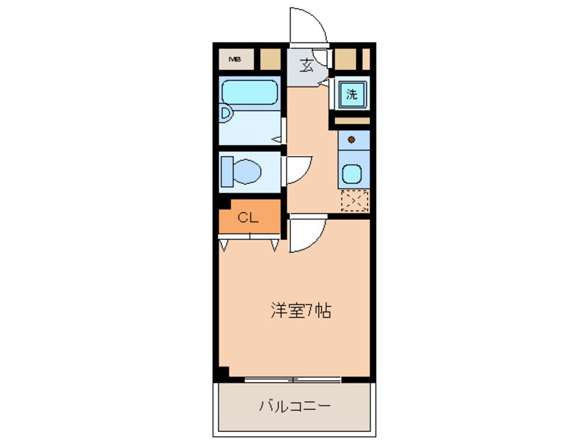 間取図 ヨーキハイム大濠