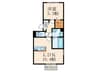 D-room南方 1LDKの間取り